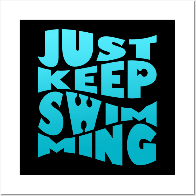 Just keep swimming Wall Art by Amberstore